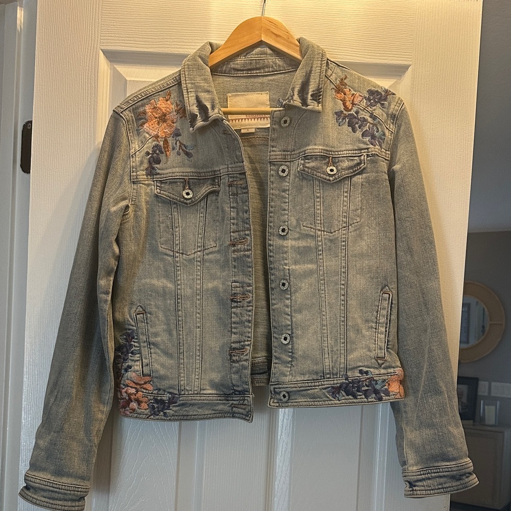SUNDANCE Embroidered Denim Jacket